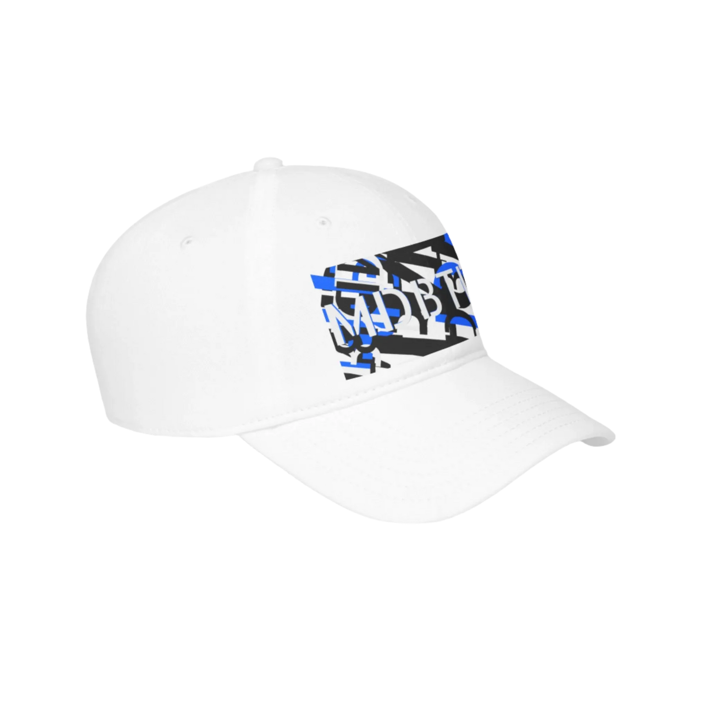 MDBTDJ#BBLUWRDC White - Low Profile Baseball Cap, Hats, Hats, Tattooed Djs Shop