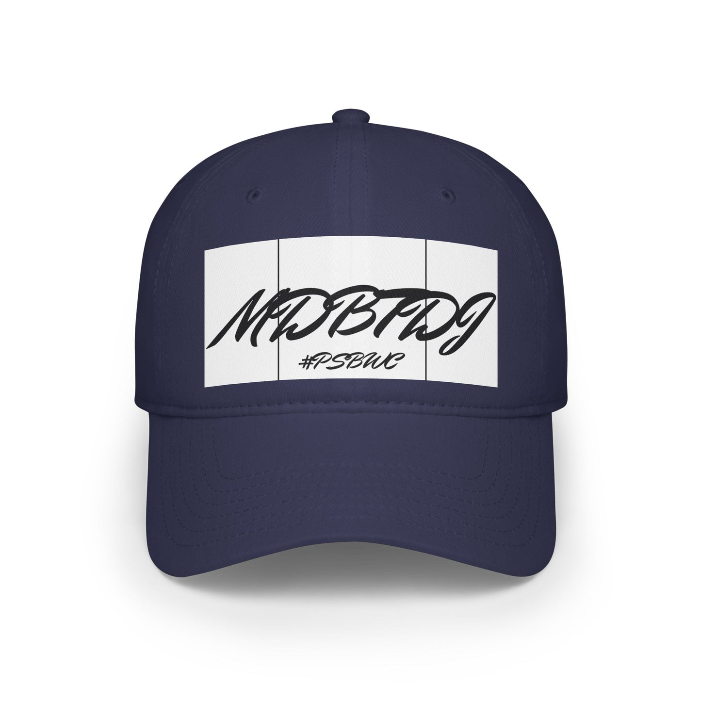 MDBTDJ#PSBWC Navy - Low Profile Baseball Cap, Hats, Hats, Tattooed Djs Shop