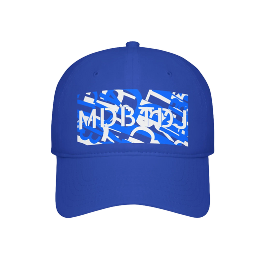 MDBTDJ#WBLUWRDC Blue - Low Profile Baseball Cap, Hats, Hats, Tattooed Djs Shop