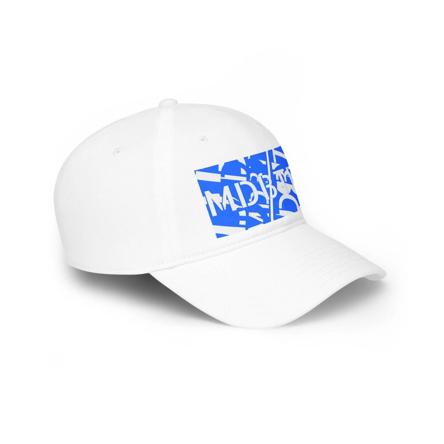 MDBTDJ#WBLUWRDC White - Low Profile Baseball Cap, Hats, Hats, Tattooed Djs Shop