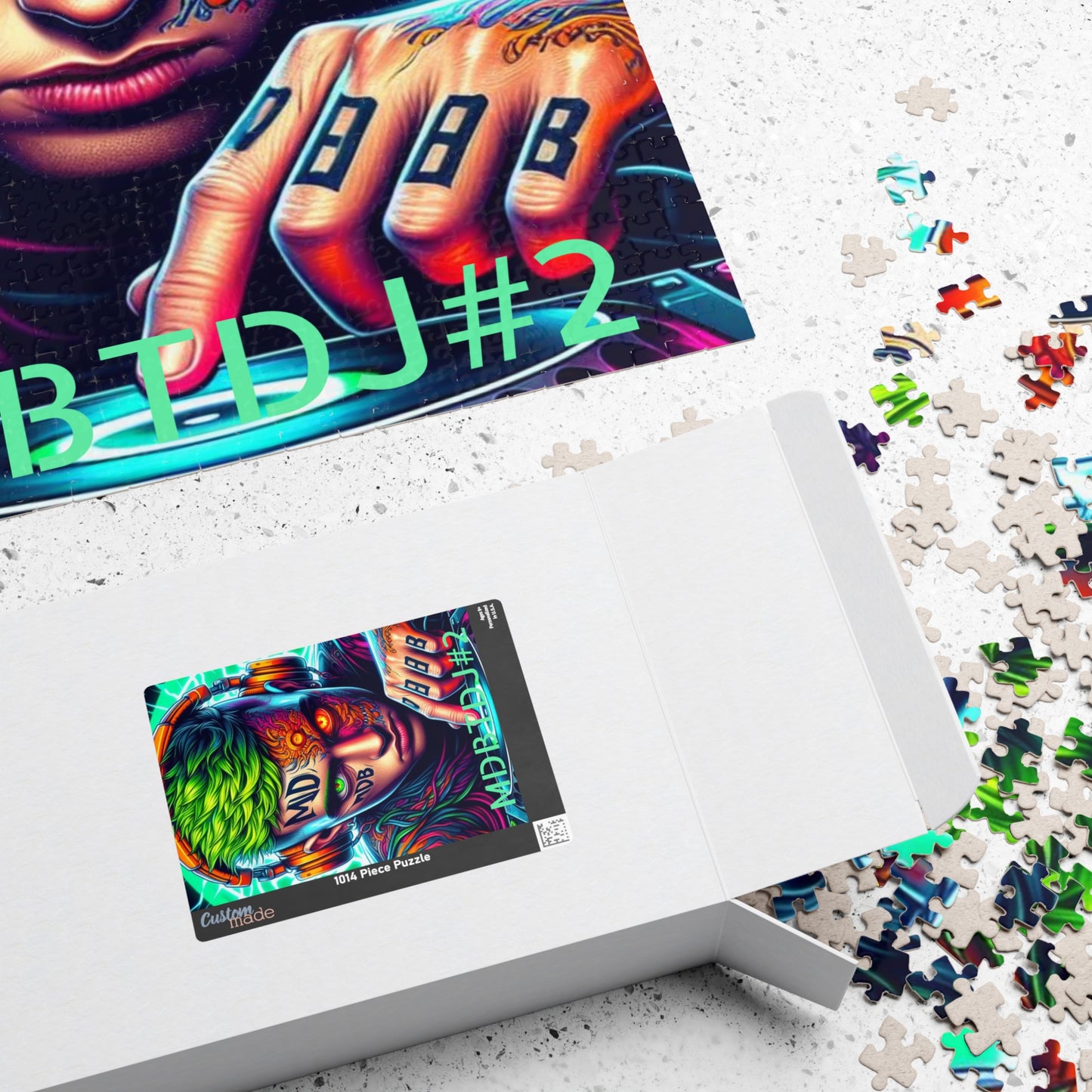 MDBTDJ#2 Puzzle (110, 252, 520, 1014-piece) Tattooed Dj's Limited Edition, Puzzle, Apparel & Accessories, Tattooed Djs Shop