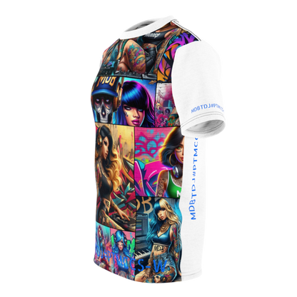 MDBTDJ#PTMCCS-W Premium Art Tee Shirt - Tattooed Dj's Limited Edition - Unisex, T-Shirt, Clothing Tops, Tattooed Djs Shop