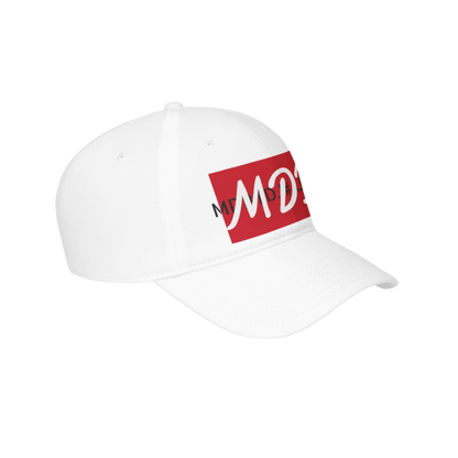 MDBTDJ #AJBRC White - Low Profile Baseball Cap