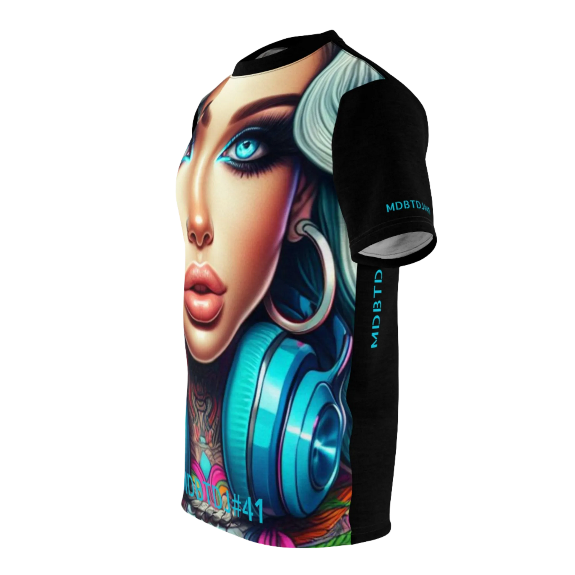 MDBTDJ#41 Premium Art Tee Shirt - Tattooed Dj's Limited Edition - Unisex, T-Shirt, T-Shirts, Tattooed Djs Shop