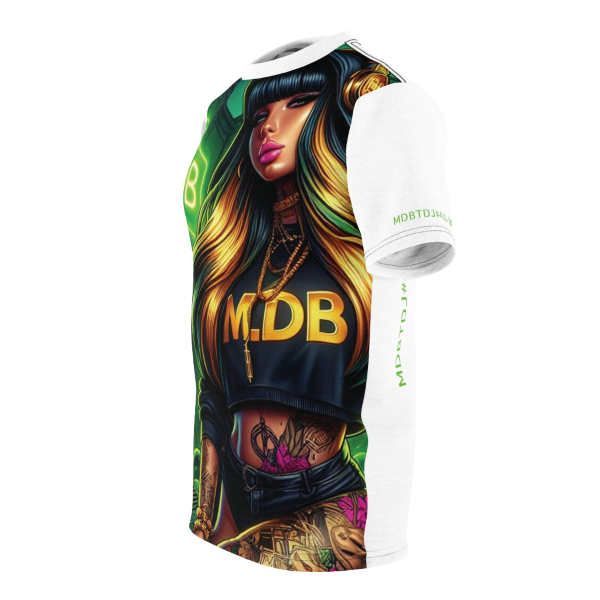 MDBTDJ#432-W Premium Tee Shirt - Tattooed Dj's Limited Edition - Unisex, T-Shirt, Clothing Tops, Tattooed Djs Shop