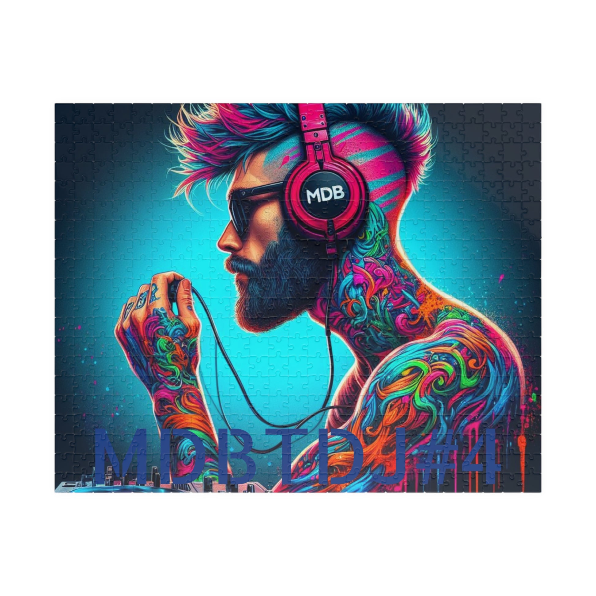 MDBTDJ#4 Puzzle (110, 252, 520, 1014-piece) Tattooed Dj's Limited Edition, Puzzle, Apparel & Accessories, Tattooed Djs Shop