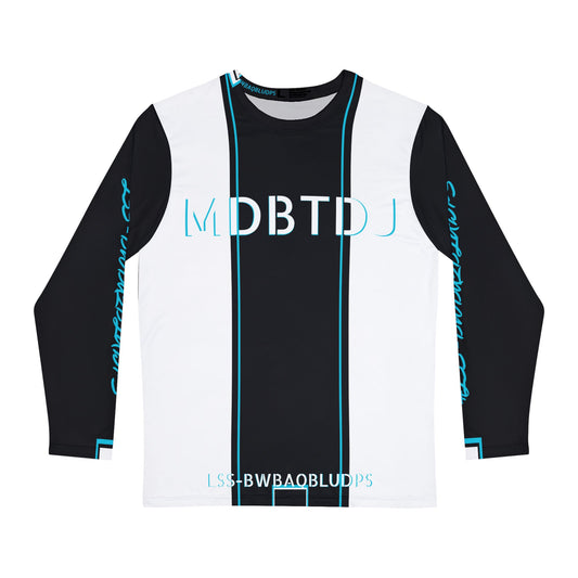MDBTDJ#LSS-BWBAQBLUDPS Premium Men's Long Sleeve Shirt, Long Sleeve Shirt, Clothing Tops, Tattooed Djs Shop