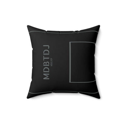 MDBTDJ#BGYP Spun Polyester Square Pillow