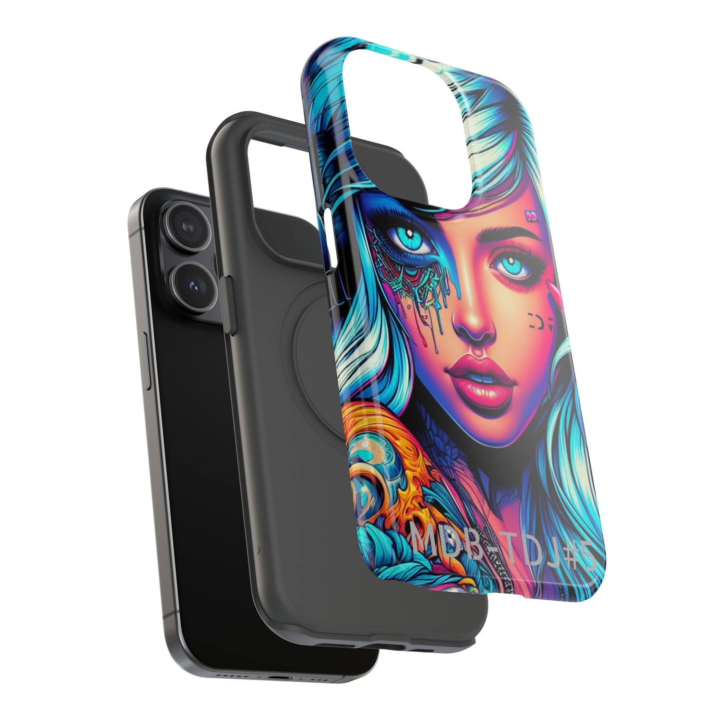 MDBTDJ#5 Impact-Resistant Phone Cases Tattooed Dj's Limited Edition, Phone Case, Tattooed Djs Shop