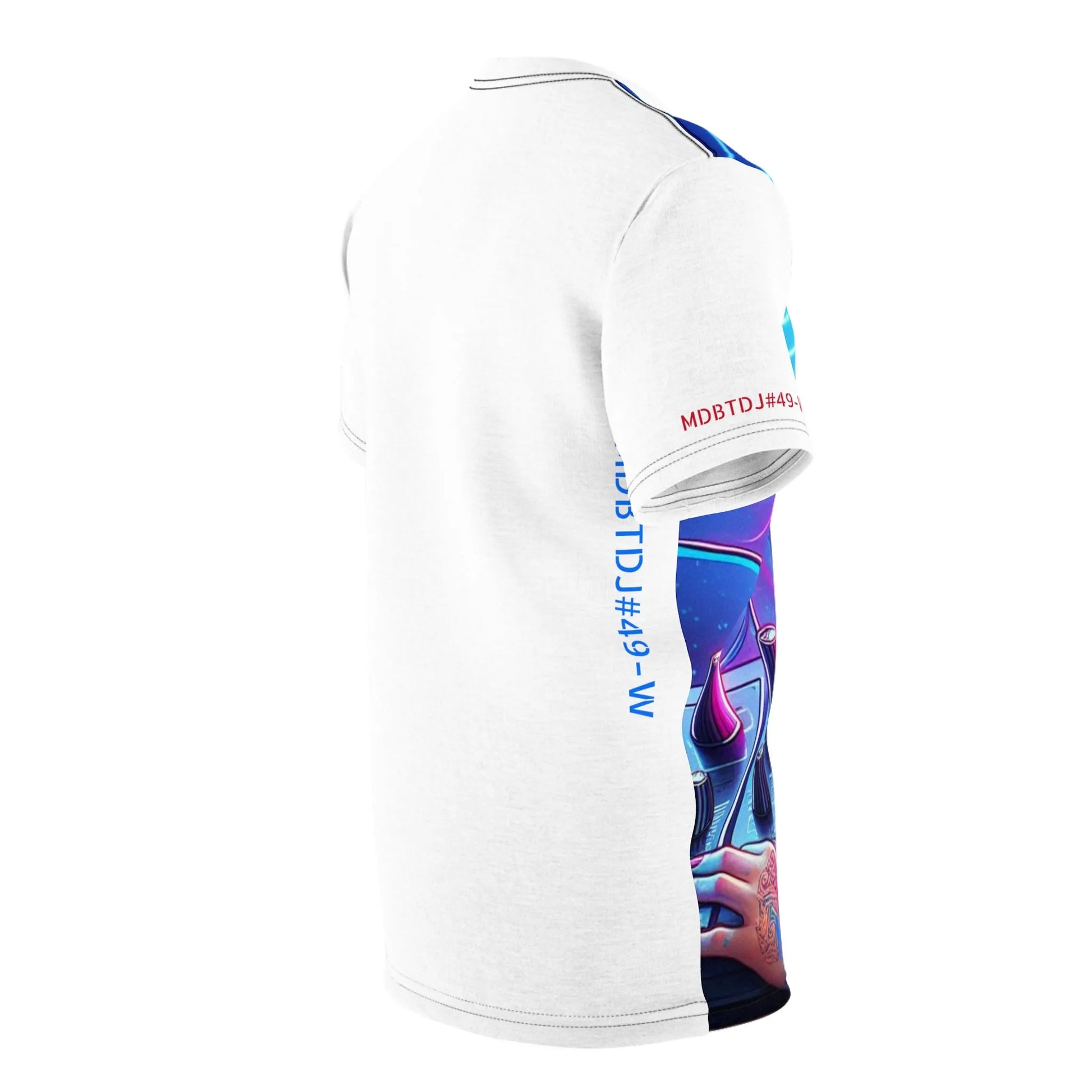 MDBTDJ#49-W Premium Art Tee Shirt - Tattooed Dj's Limited Edition - Unisex, T-Shirt, Activewear Tops, Tattooed Djs Shop