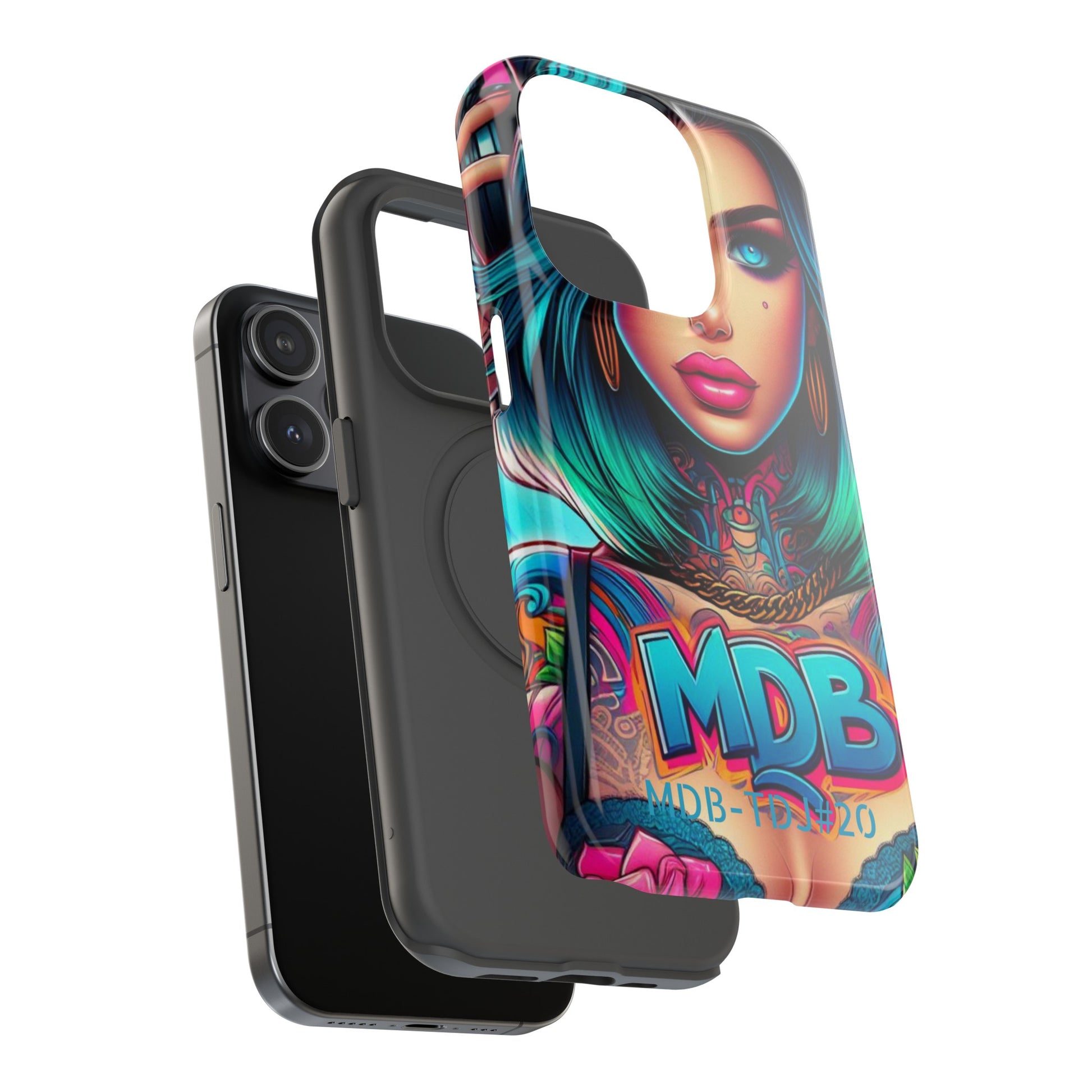 MDBTDJ#20 Impact-Resistant Phone Cases Fits most Tattooed DJ's Limited Edition, Phone Case, Tattooed Djs Shop