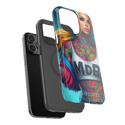 MDBTDJ#23 Impact-Resistant Phone Cases Fits most Tattooed DJ's Limited Edition, Phone Case, Tattooed Djs Shop