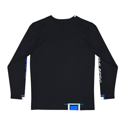 MDBTDJ#LSS-BWBLUDPS Men's Long Sleeve Shirt