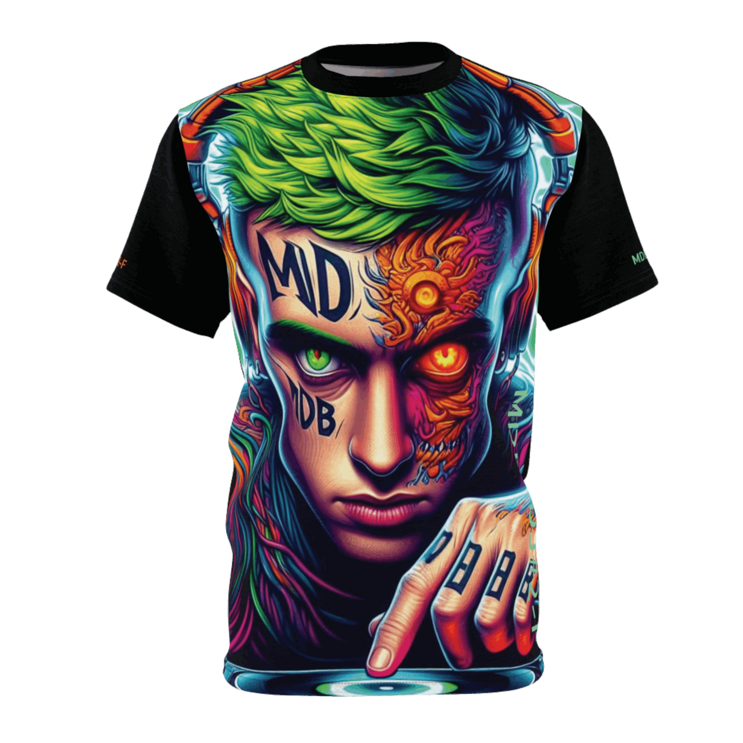 MDBTDJ#2-F Unisex Cut & Sew Tee Tattooed Dj's Limited Edition