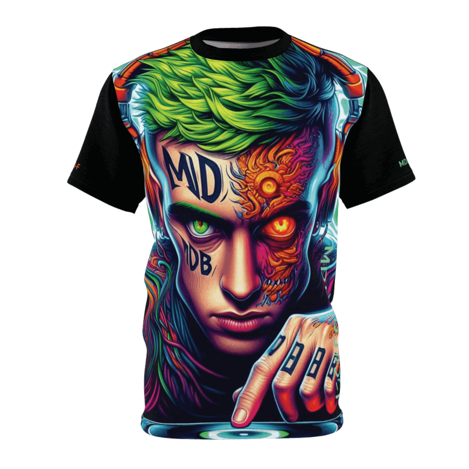 MDBTDJ#2-F Unisex Cut & Sew Tee Tattooed Dj's Limited Edition