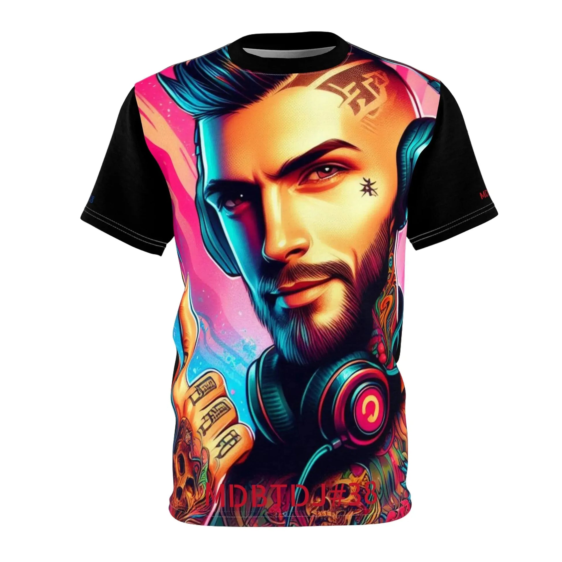 MDBTDJ#38 Premium Art Tee Shirt - Tattooed Dj's Limited Edition - Unisex, T-Shirt, T-Shirts, Tattooed Djs Shop