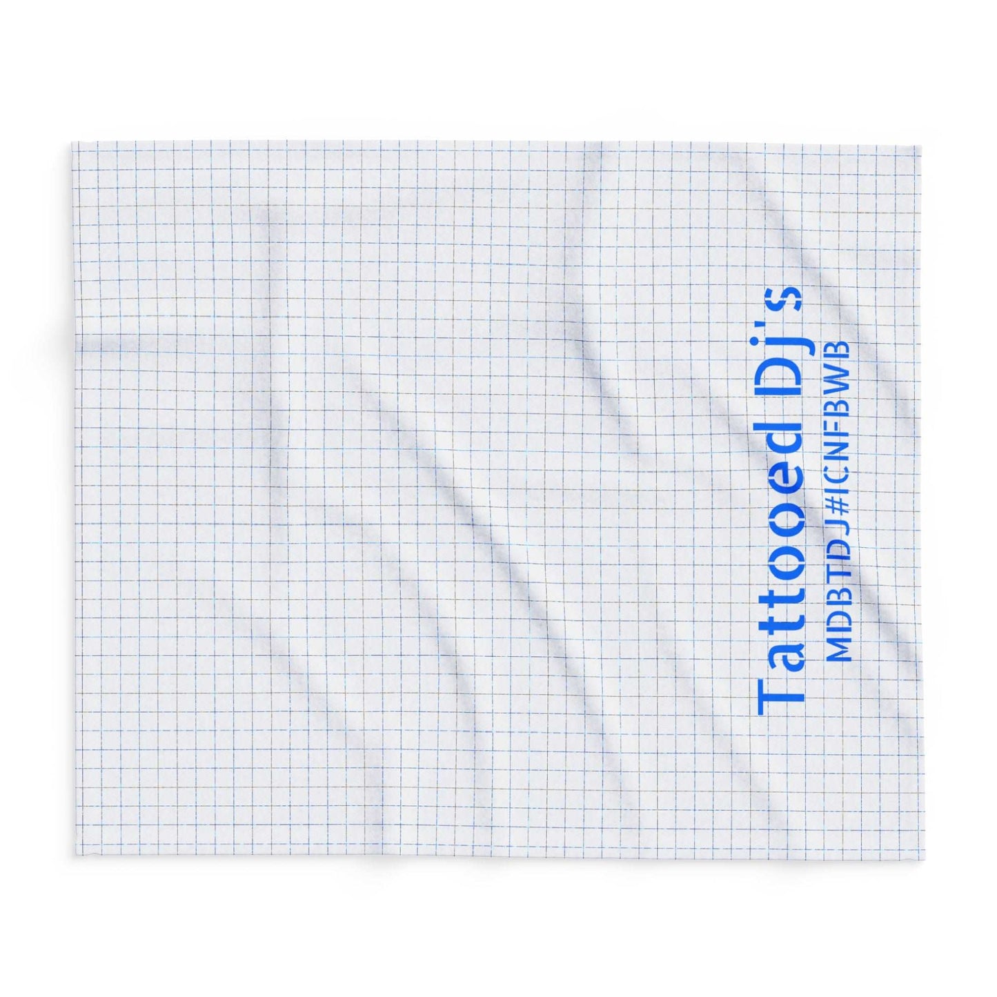 MDBTDJ#ICNFBWB Fleece Blanket Tattooed Dj's Limited Edition, Home Decor, Tattooed Djs Shop