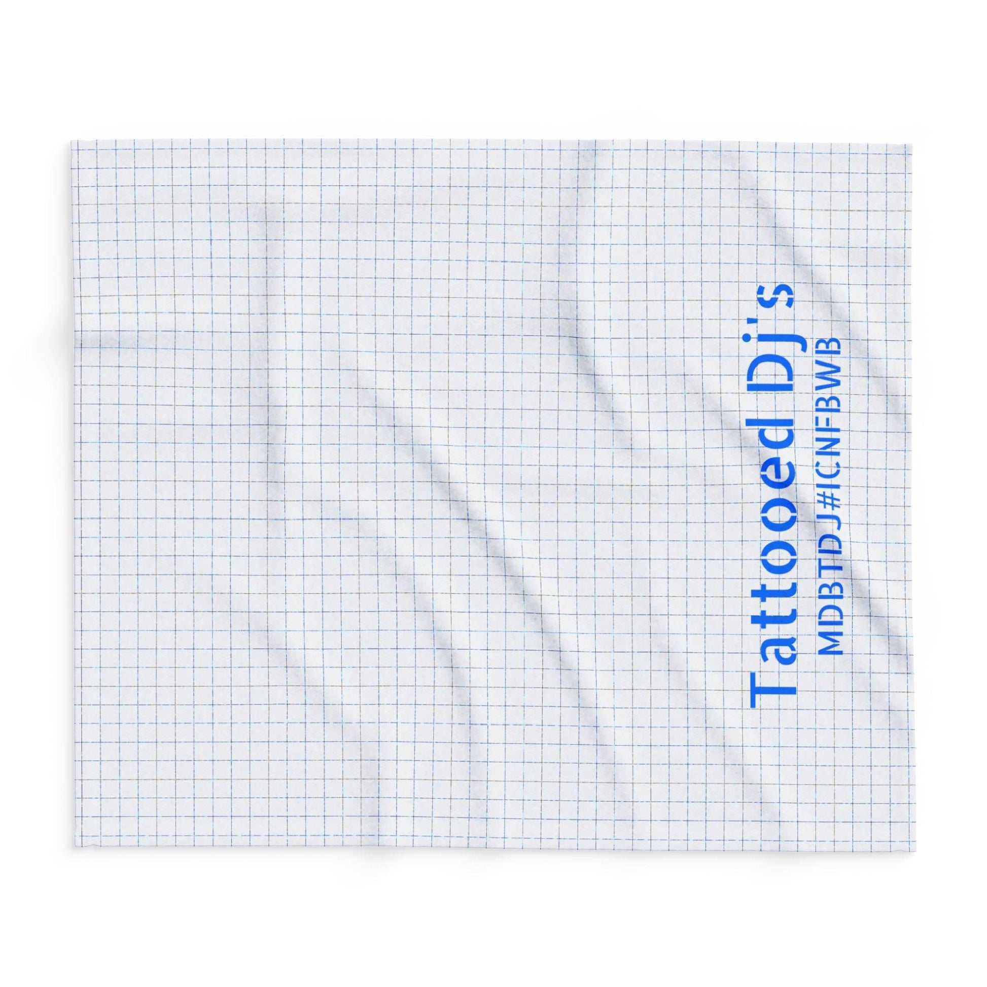 MDBTDJ#ICNFBWB Fleece Blanket Tattooed Dj's Limited Edition, Home Decor, Tattooed Djs Shop