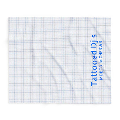 MDBTDJ#ICNFBWB Fleece Blanket Tattooed Dj's Limited Edition, Home Decor, Tattooed Djs Shop