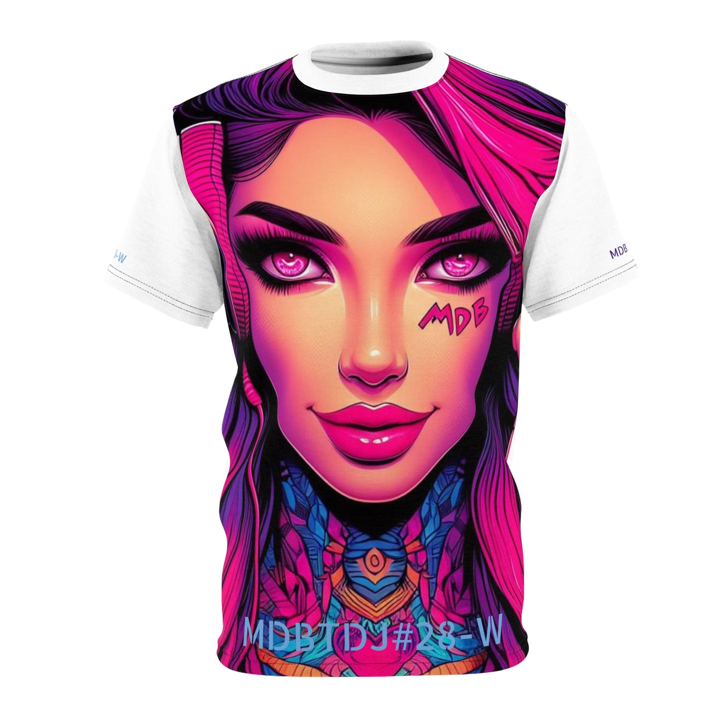 MDBTDJ#28-W Premium Art Tee Shirt - Tattooed Dj's Limited Edition - Unisex