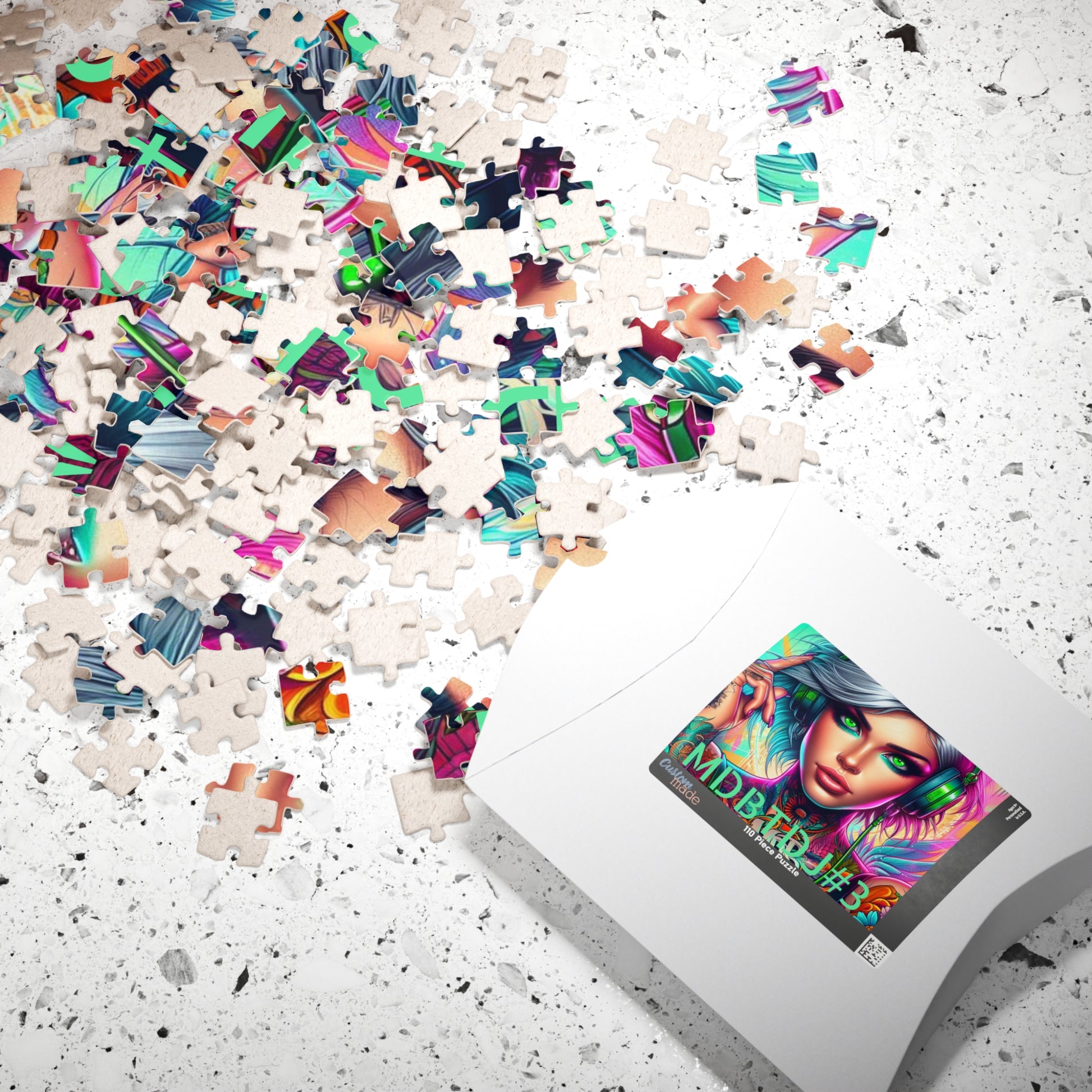 MDBTDJ#3 Puzzle (110, 252, 520, 1014-piece) Tattooed Dj's Limited Edition, Puzzle, Apparel & Accessories, Tattooed Djs Shop