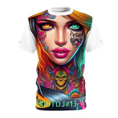 MDBTDJ#13-W Premium Tee Shirt - Tattooed Dj's Limited Edition - Unisex