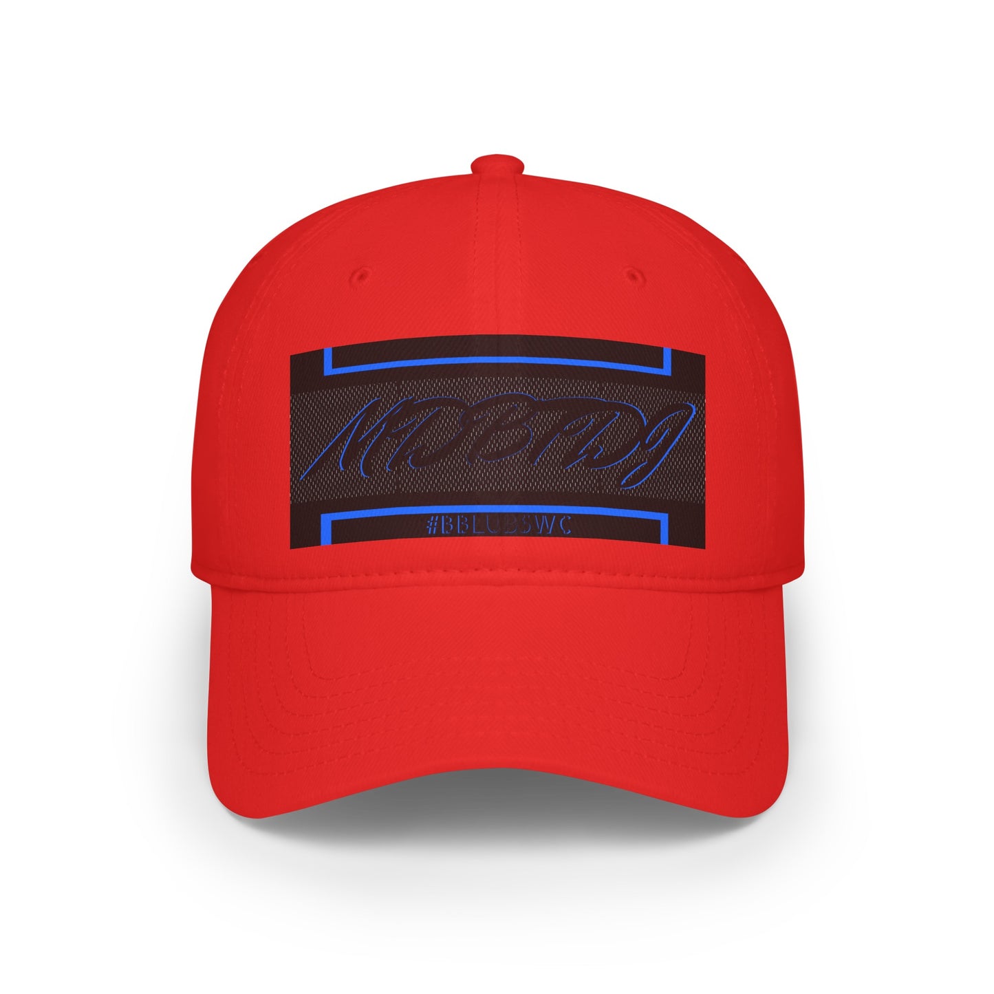 MDBTDJ #BBLUBSWC Red - Low Profile Baseball Cap