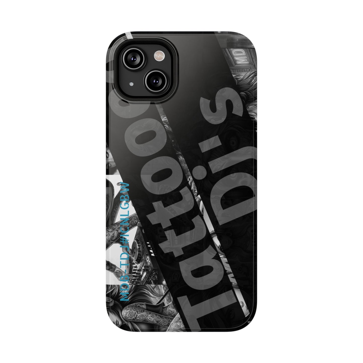 MDB-TDJ#ICNLGBW Impact-Resistant Phone Case Tattooed DJ's Limited Edition Fits Most, Phone Case, Tattooed Djs Shop