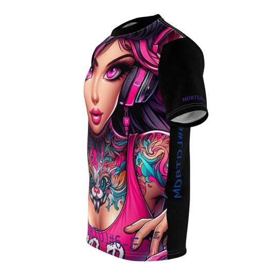 MDBTDJ#6-F Premium Art Tee Shirt - Tattooed Dj's Limited Edition - Unisex, T-Shirt, Clothing Tops, Tattooed Djs Shop