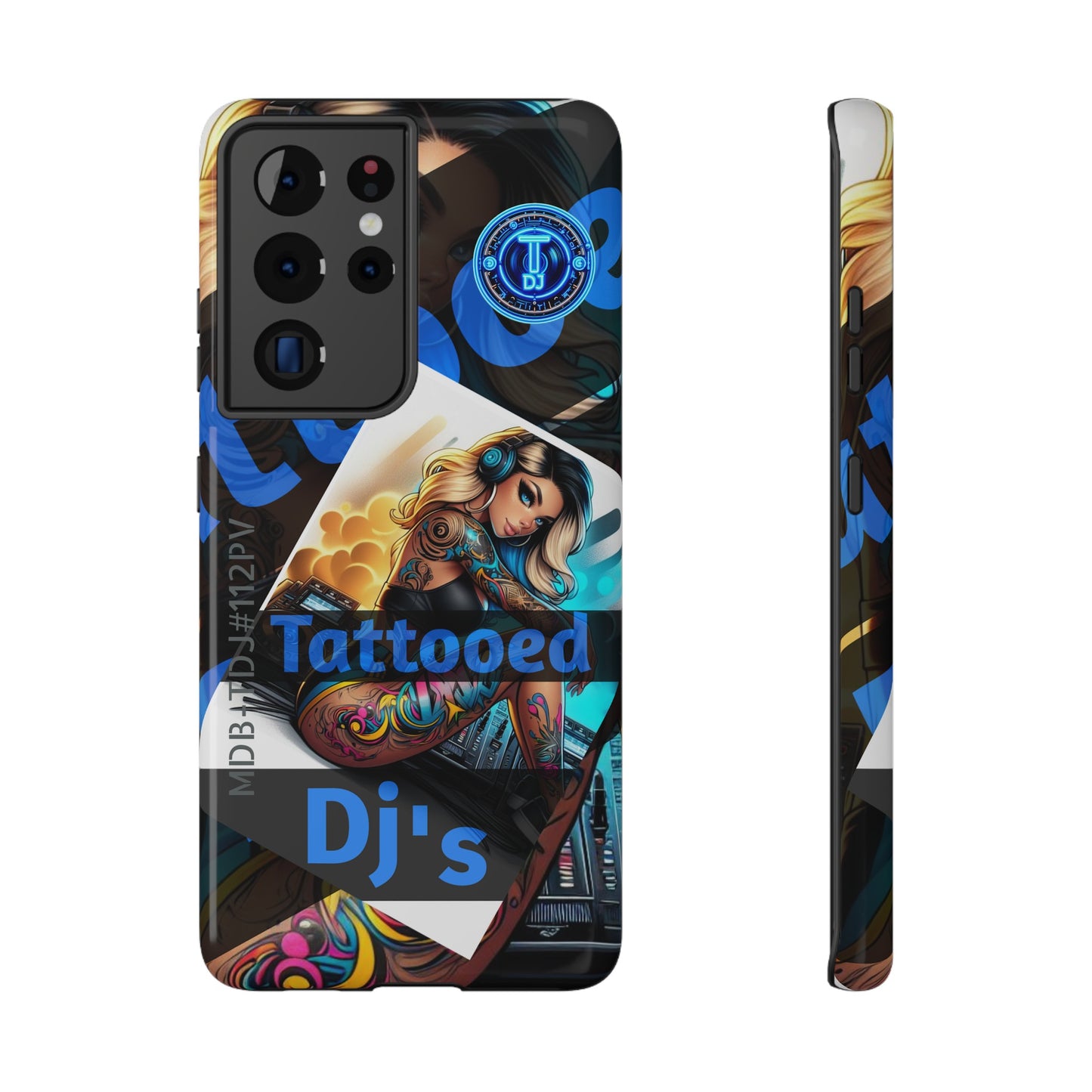 MDBTDJ#ICN112-PV Impact-Resistant Phone Case Tattooed DJ's Limited Edition Fits Most, Phone Case, Tattooed Djs Shop