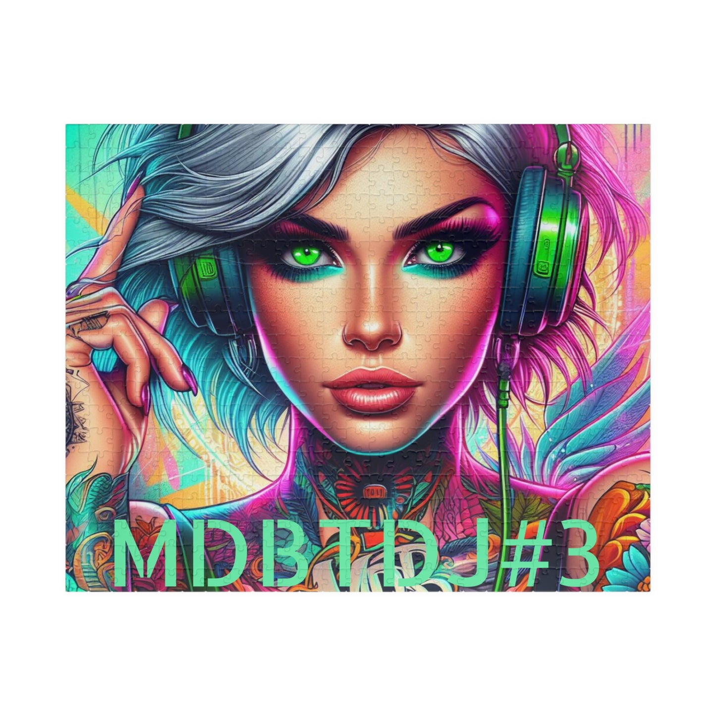 MDBTDJ#3 Puzzle (110, 252, 520, 1014-piece) Tattooed Dj's Limited Edition, Puzzle, Apparel & Accessories, Tattooed Djs Shop