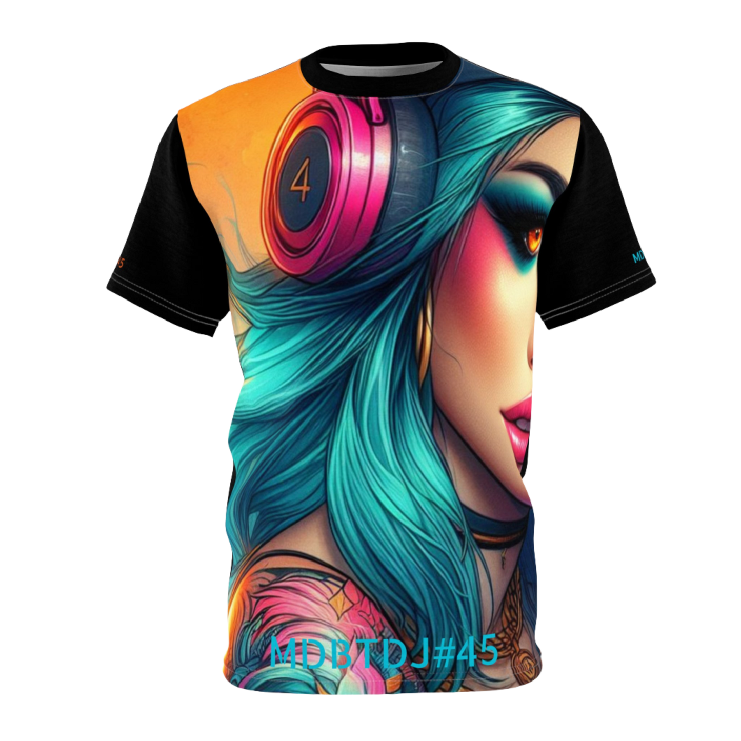 MDBTDJ#45 Premium Art Tee Shirt - Tattooed Dj's Limited Edition - Unisex