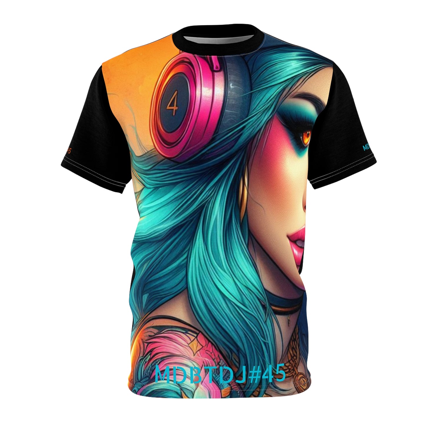 MDBTDJ#45 Premium Art Tee Shirt - Tattooed Dj's Limited Edition - Unisex