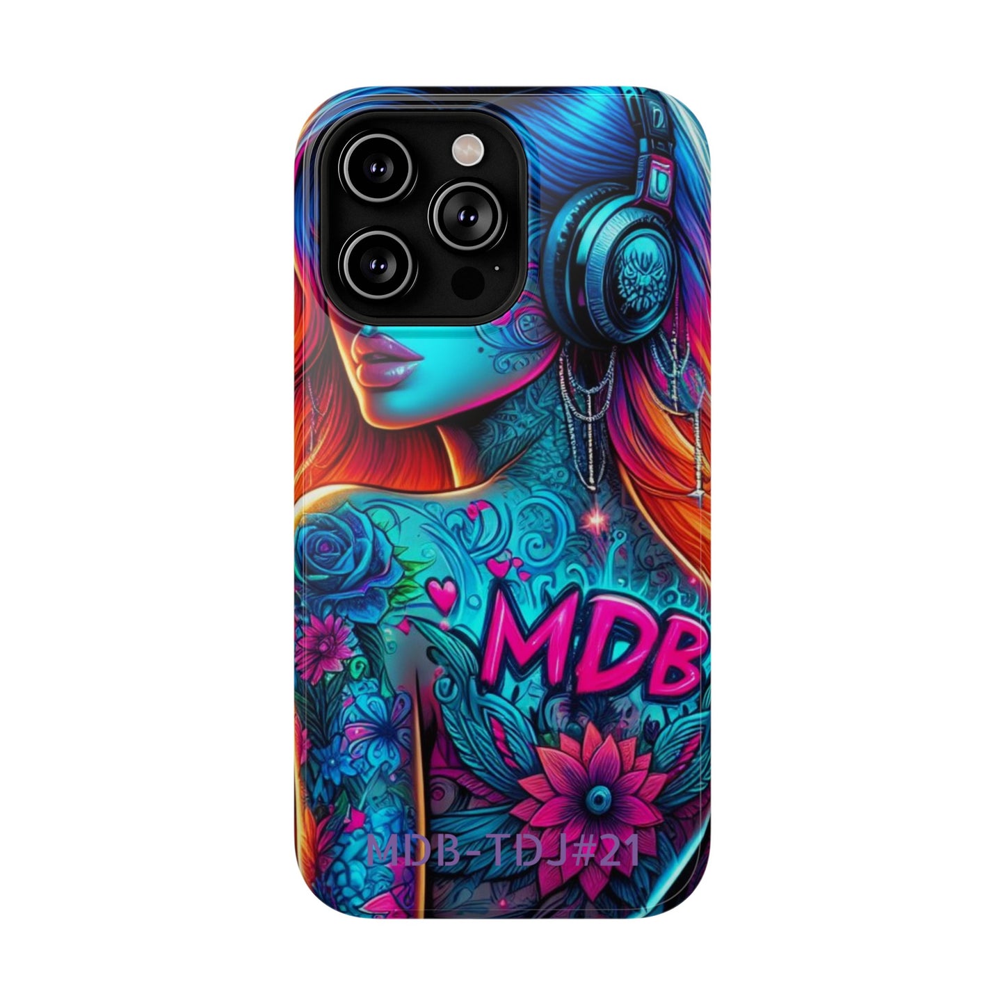 MDBTDJ#21 Impact-Resistant Phone Cases Fits most Tattooed DJ's Limited Edition, Phone Case, Tattooed Djs Shop