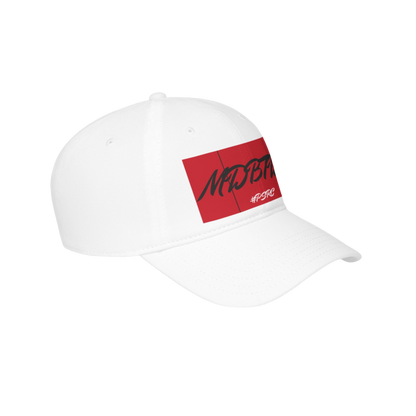 MDBTDJ#PSRC White - Low Profile Baseball Cap