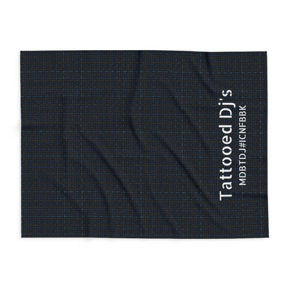 MDBTDJ#ICNFBBK Fleece Blanket Tattooed Dj's Limited Edition, Home Decor, Tattooed Djs Shop