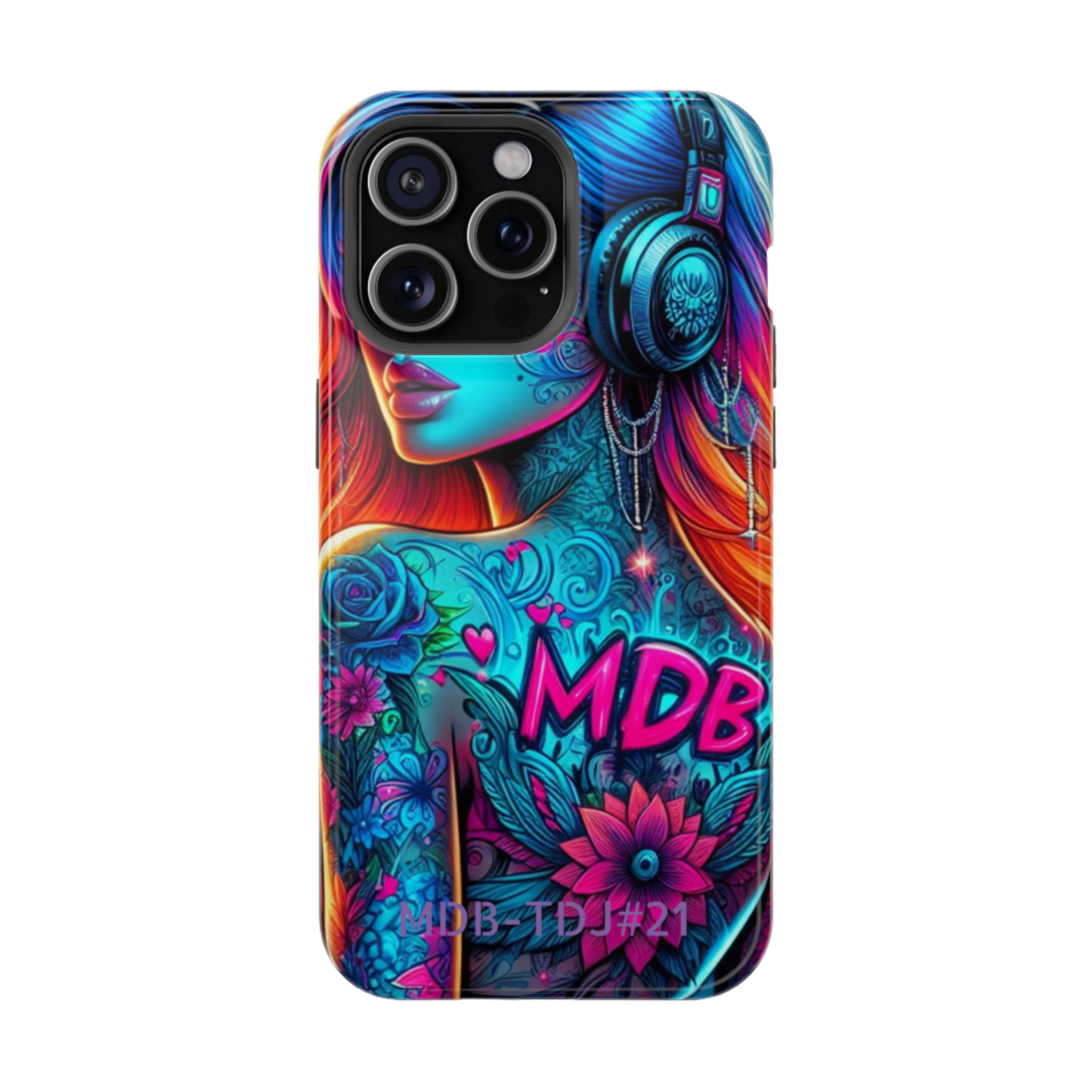 MDBTDJ#21 Impact-Resistant Phone Cases Fits most Tattooed DJ's Limited Edition