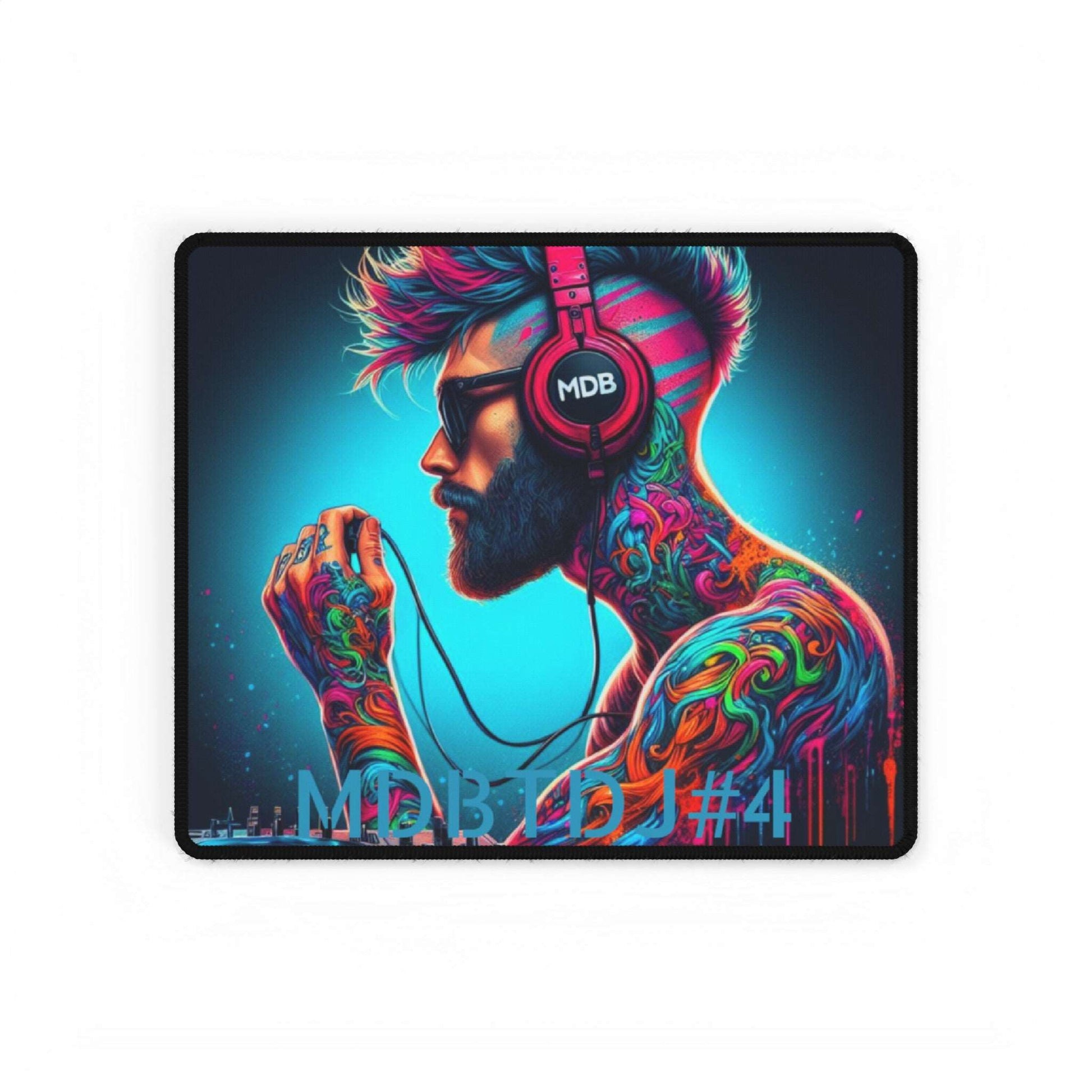 MDBTDJ#4 Mouse Pads Desk Mats Tattooed Dj's Limited Edition, Home Decor, Tattooed Djs Shop