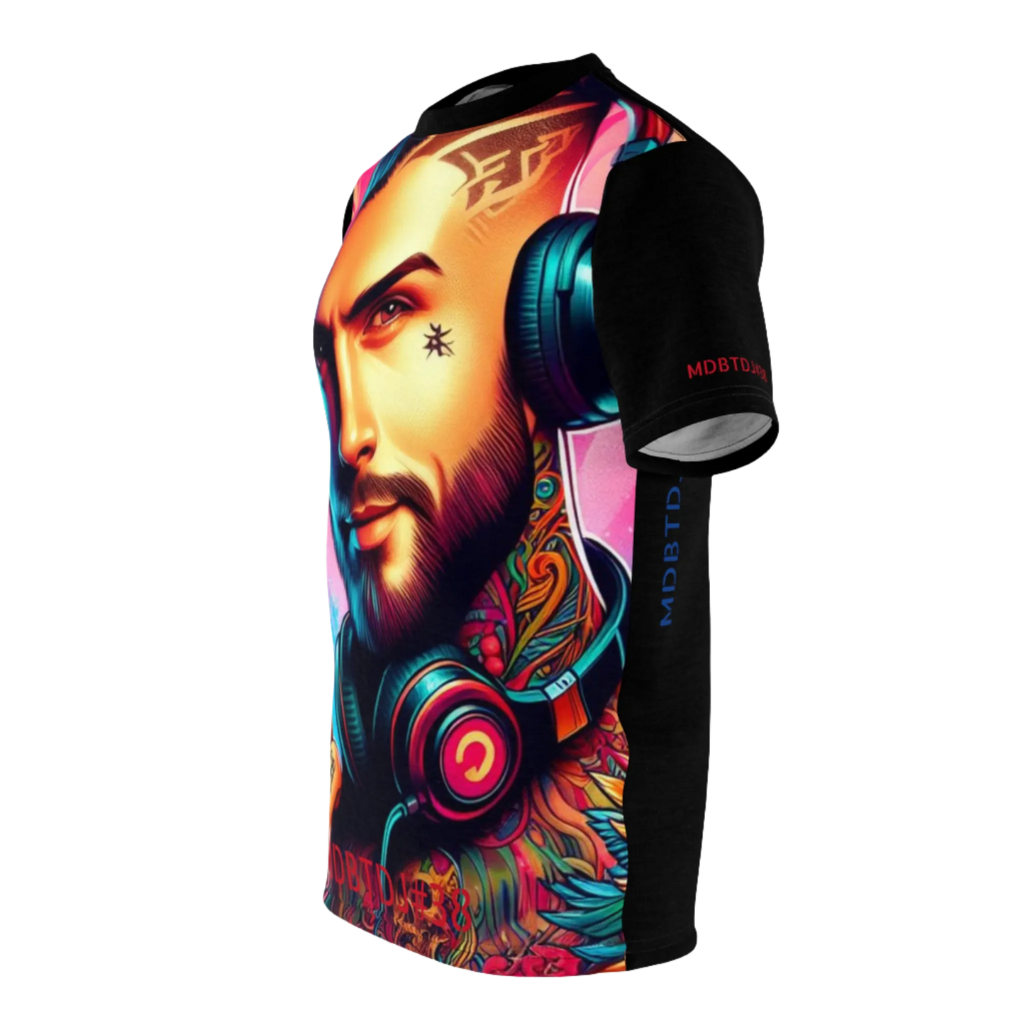 MDBTDJ#38 Premium Art Tee Shirt - Tattooed Dj's Limited Edition - Unisex, T-Shirt, T-Shirts, Tattooed Djs Shop