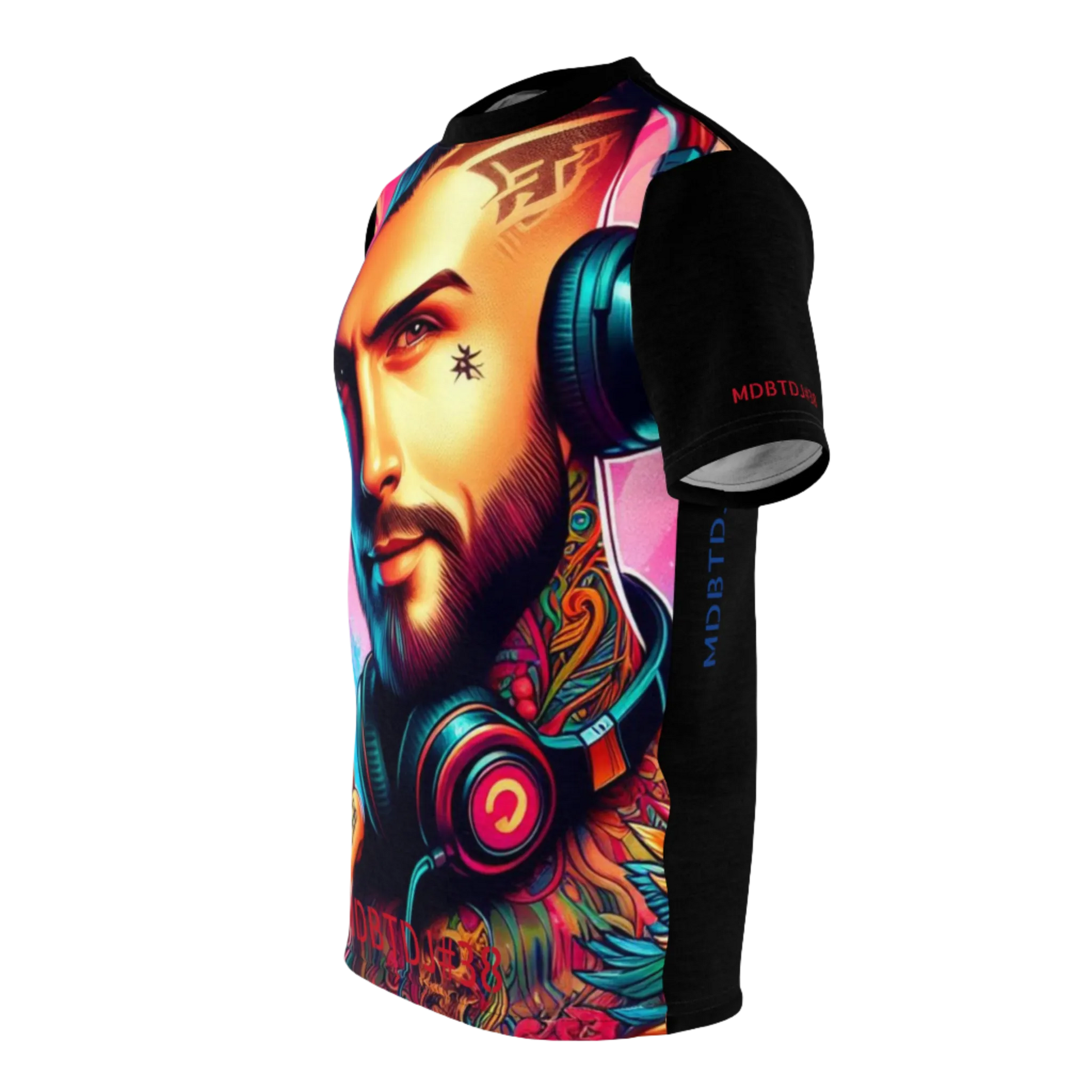 MDBTDJ#38 Premium Art Tee Shirt - Tattooed Dj's Limited Edition - Unisex, T-Shirt, T-Shirts, Tattooed Djs Shop