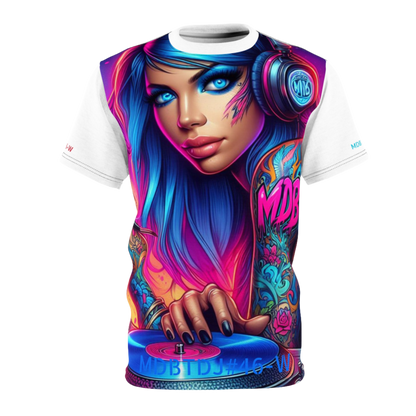 MDBTDJ#46-W Premium Art Tee Shirt - Tattooed Dj's Limited Edition - Unisex