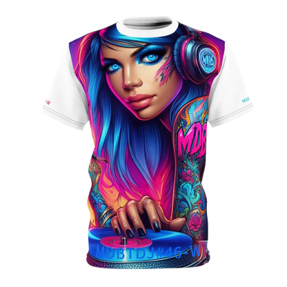 MDBTDJ#46-W Premium Art Tee Shirt - Tattooed Dj's Limited Edition - Unisex, T-Shirt, T-Shirts, Tattooed Djs Shop