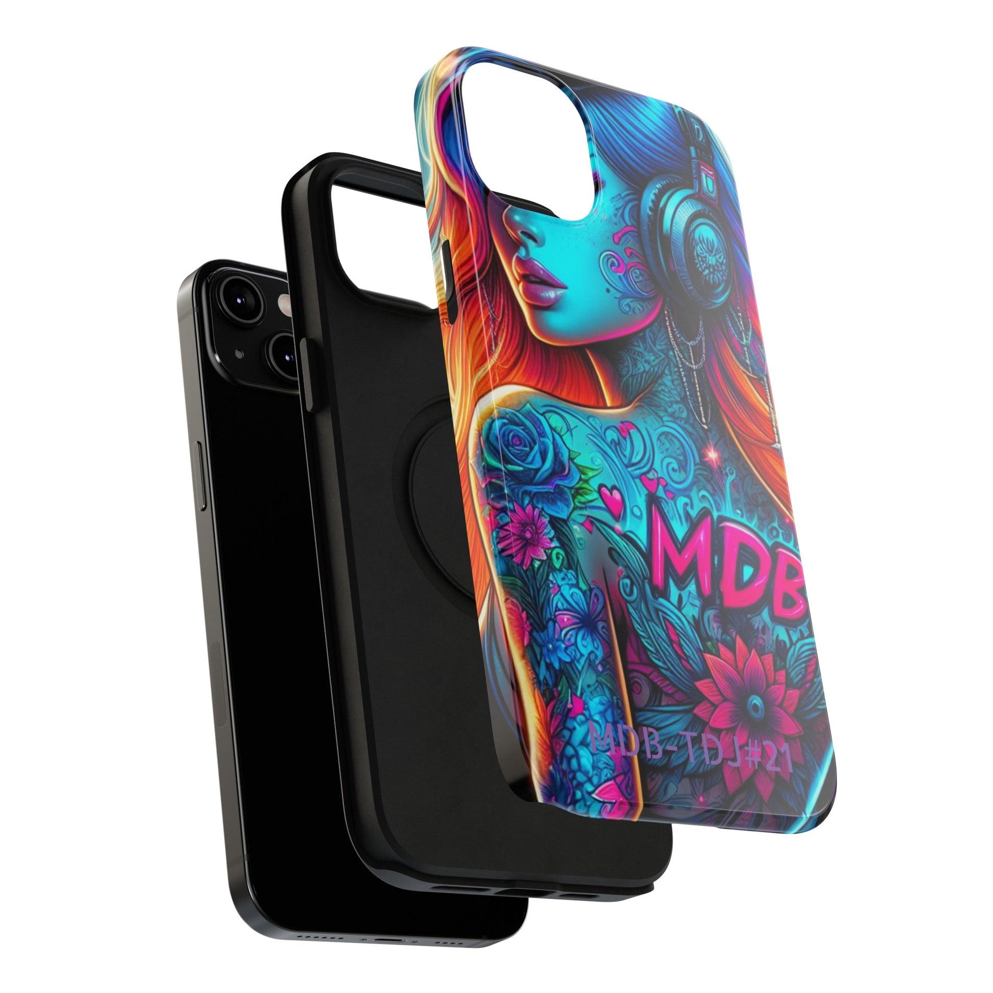 MDBTDJ#21 Impact-Resistant Phone Cases Fits most Tattooed DJ's Limited Edition, Phone Case, Tattooed Djs Shop