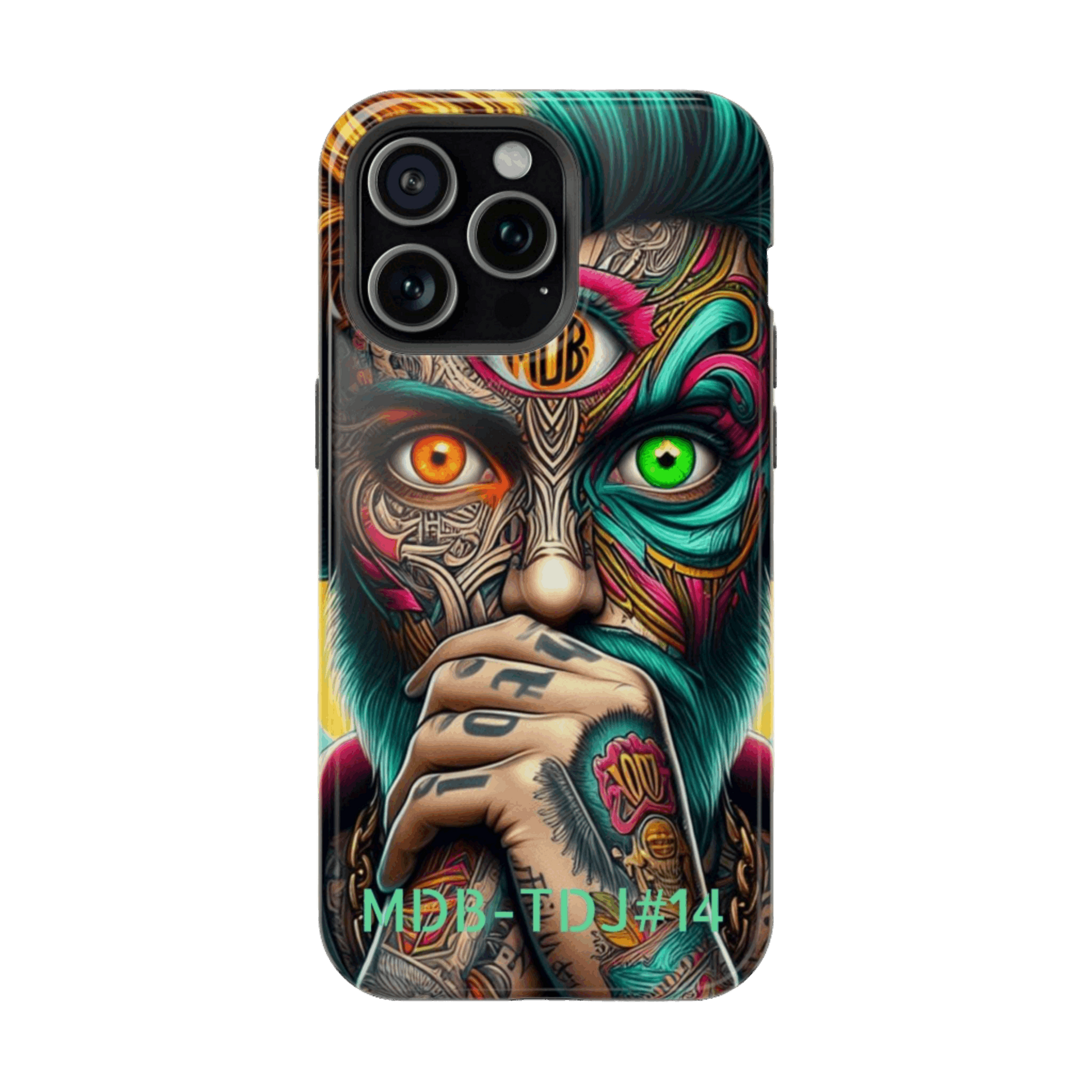 MDBTDJ#14 Impact-Resistant Phone Cases Fits most Tattooed DJ's Limited Edition