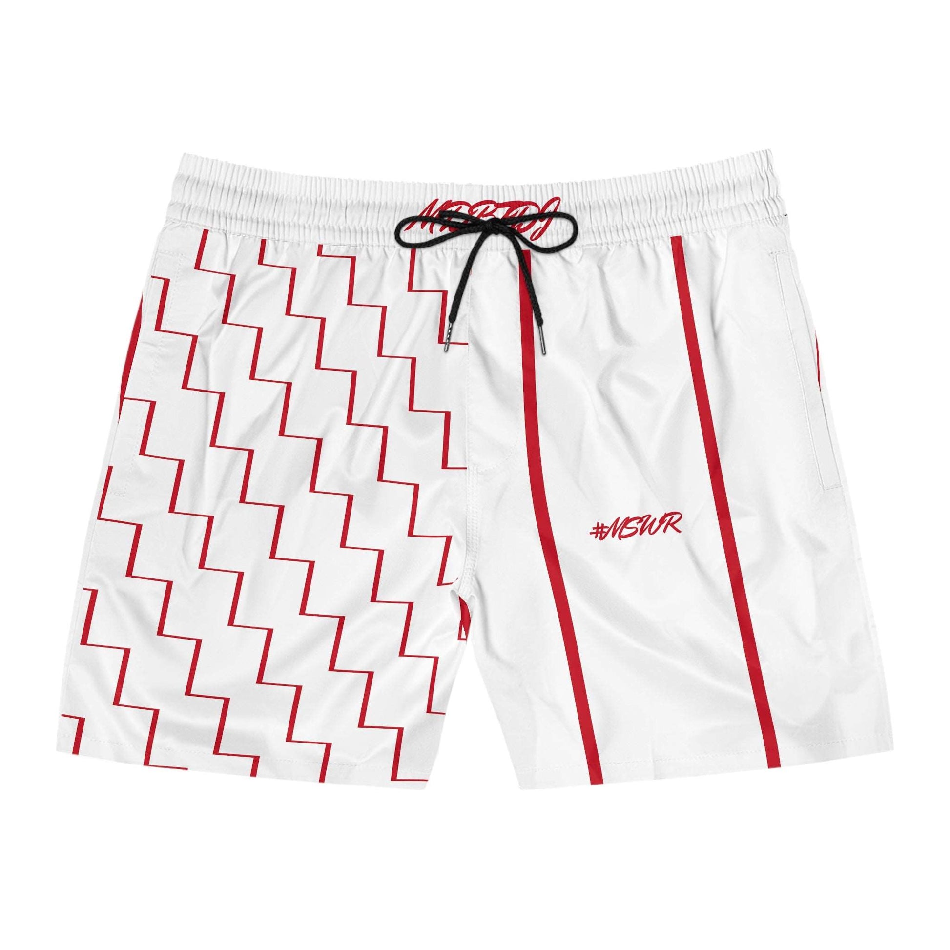 MDBTDJ#MSWR Men's Mid-Length Swim Shorts, All Over Prints, Tattooed Djs Shop