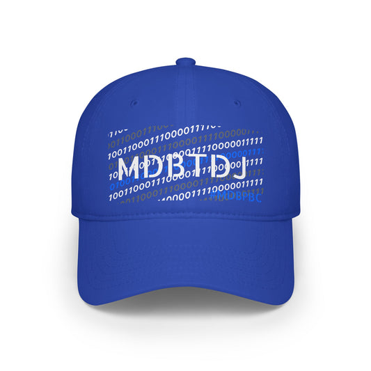 MDBTDJ#MDBPBC Blue - Low Profile Baseball Cap, Hats, Hats, Tattooed Djs Shop