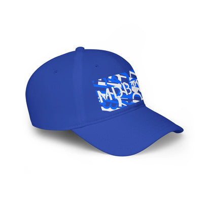 MDBTDJ#WBLUWRDC Blue - Low Profile Baseball Cap, Hats, Hats, Tattooed Djs Shop