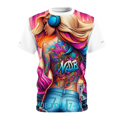 MDBTDJ#7-W-F Premium Tee Shirt - Tattooed Dj's Limited Edition - Unisex, T-Shirt, Clothing Tops, Tattooed Djs Shop