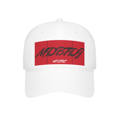 MDBTDJ#PSRC White - Low Profile Baseball Cap