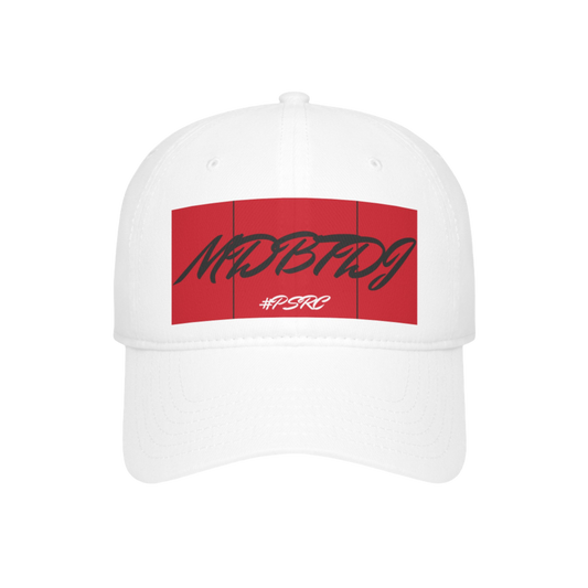 MDBTDJ#PSRC White - Low Profile Baseball Cap